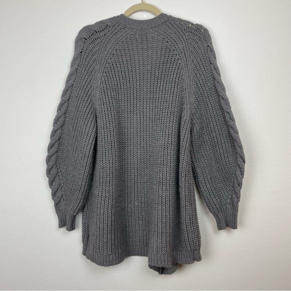 Universal Thread Grey Cable Cardigan - Picture 2 of 6